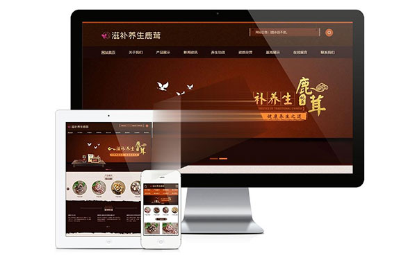易优cms鹿茸保健品公司网站模板源代码 PC 带后台的手机版