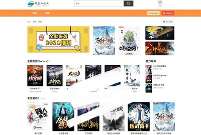 PHP绿茶小说站群网站源代码 自适应电脑