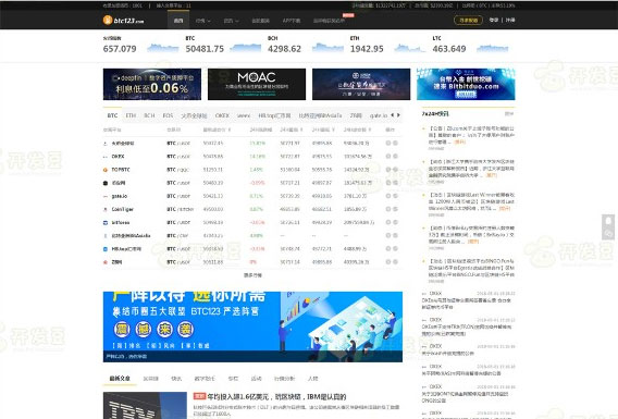 帝国CMS7.5仿《BTC123》区块链门户网站源代码 带采集