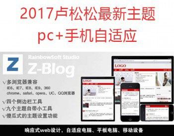 Z-BlogPHP主题模板_模仿卢松松博客