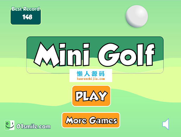 HTML5下载迷你高尔夫休闲游戏源码